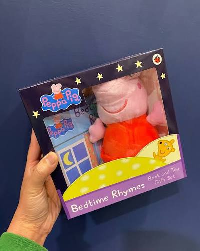 Peppa Pig Soft Toy + Book Set